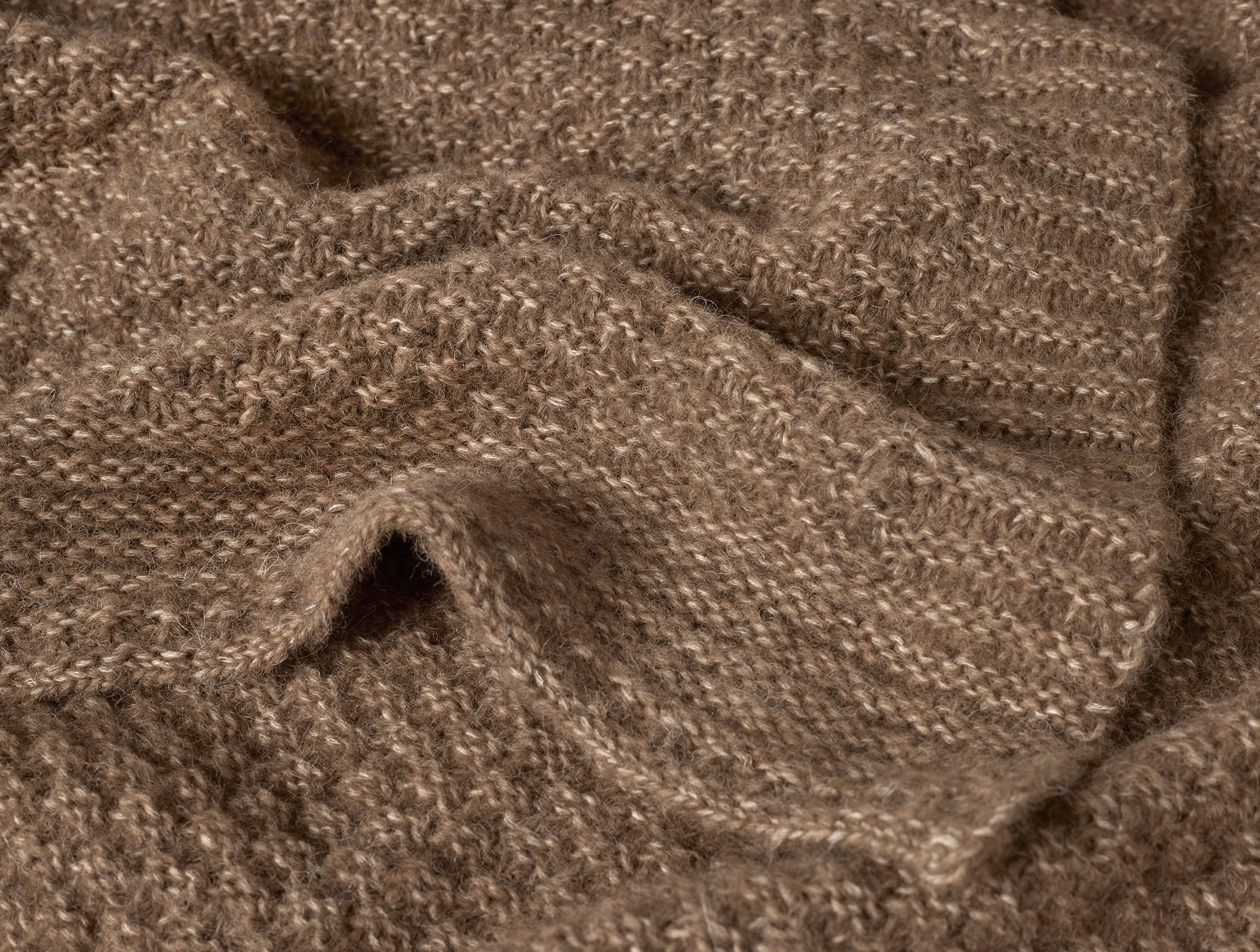 Cordillera Alpaca Cotton Knit Throw 