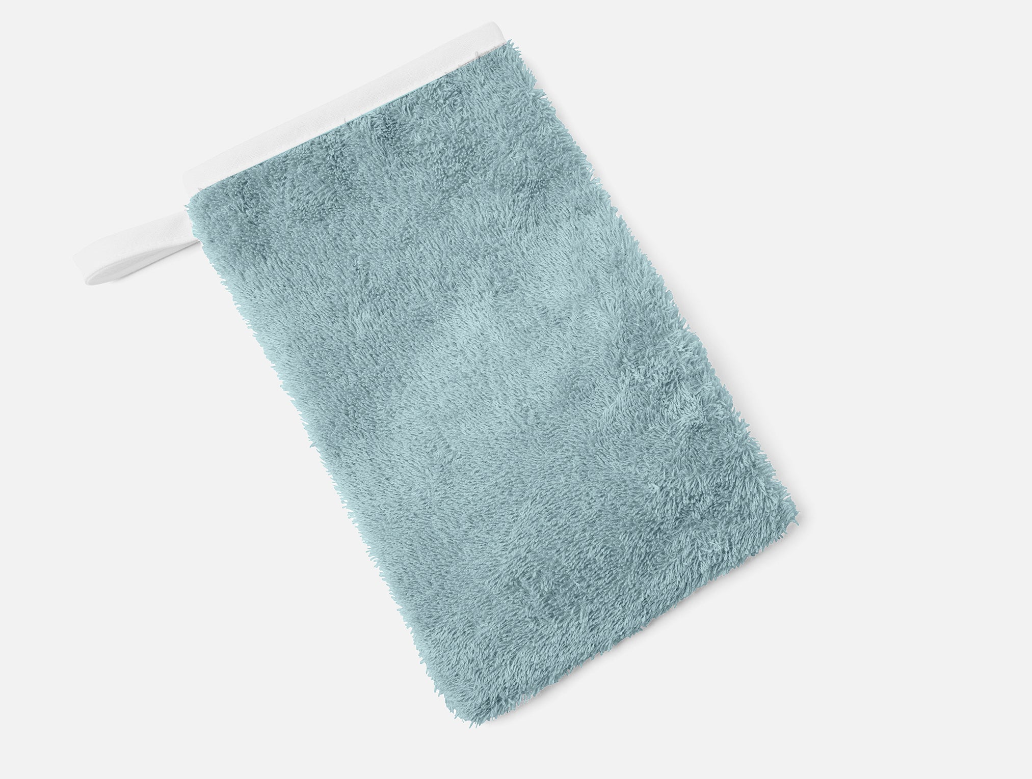 Cloud Loom™ Organic Baby Hooded Towel and Bath Mitt Set