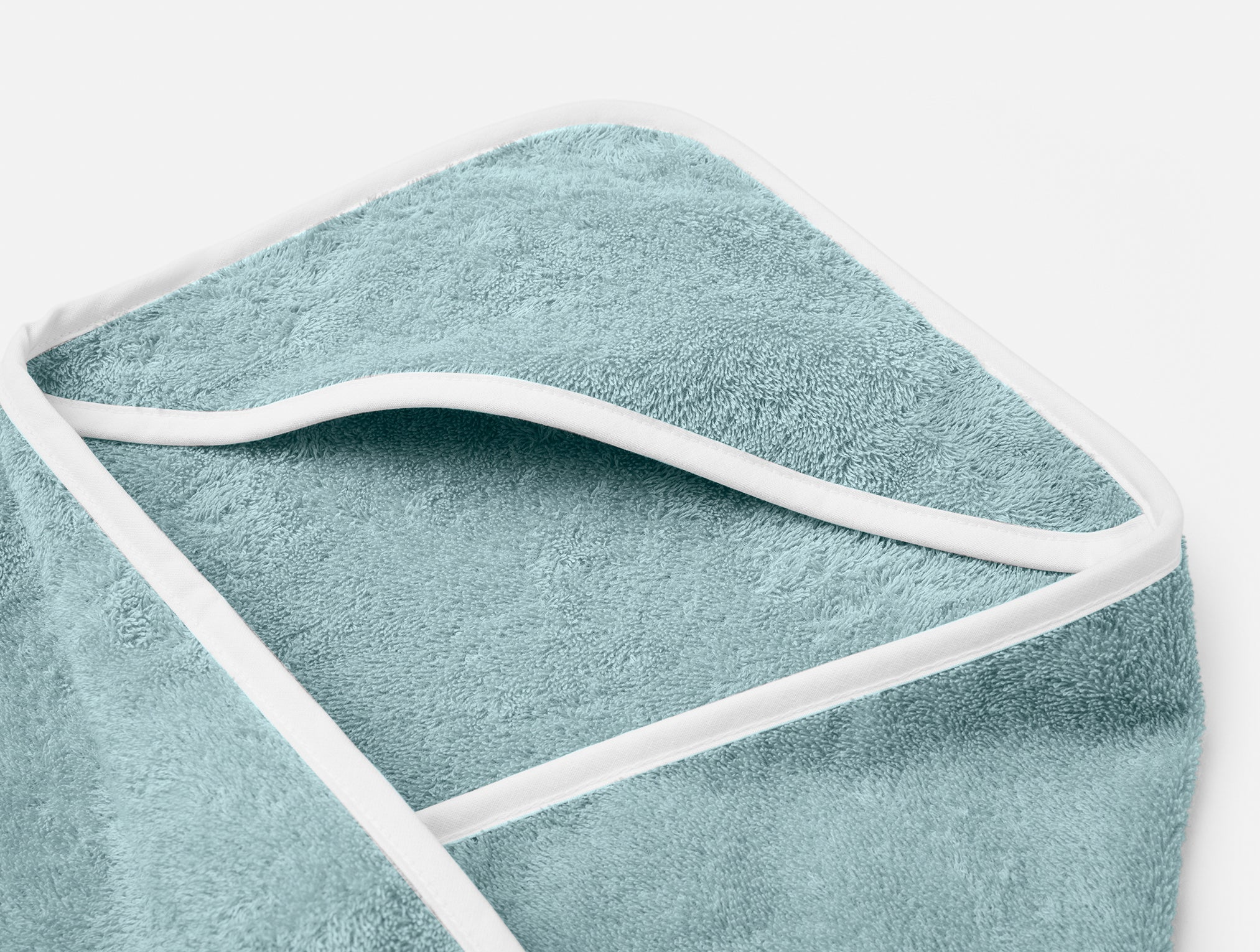 Cloud Loom™ Organic Baby Hooded Towel and Bath Mitt Set