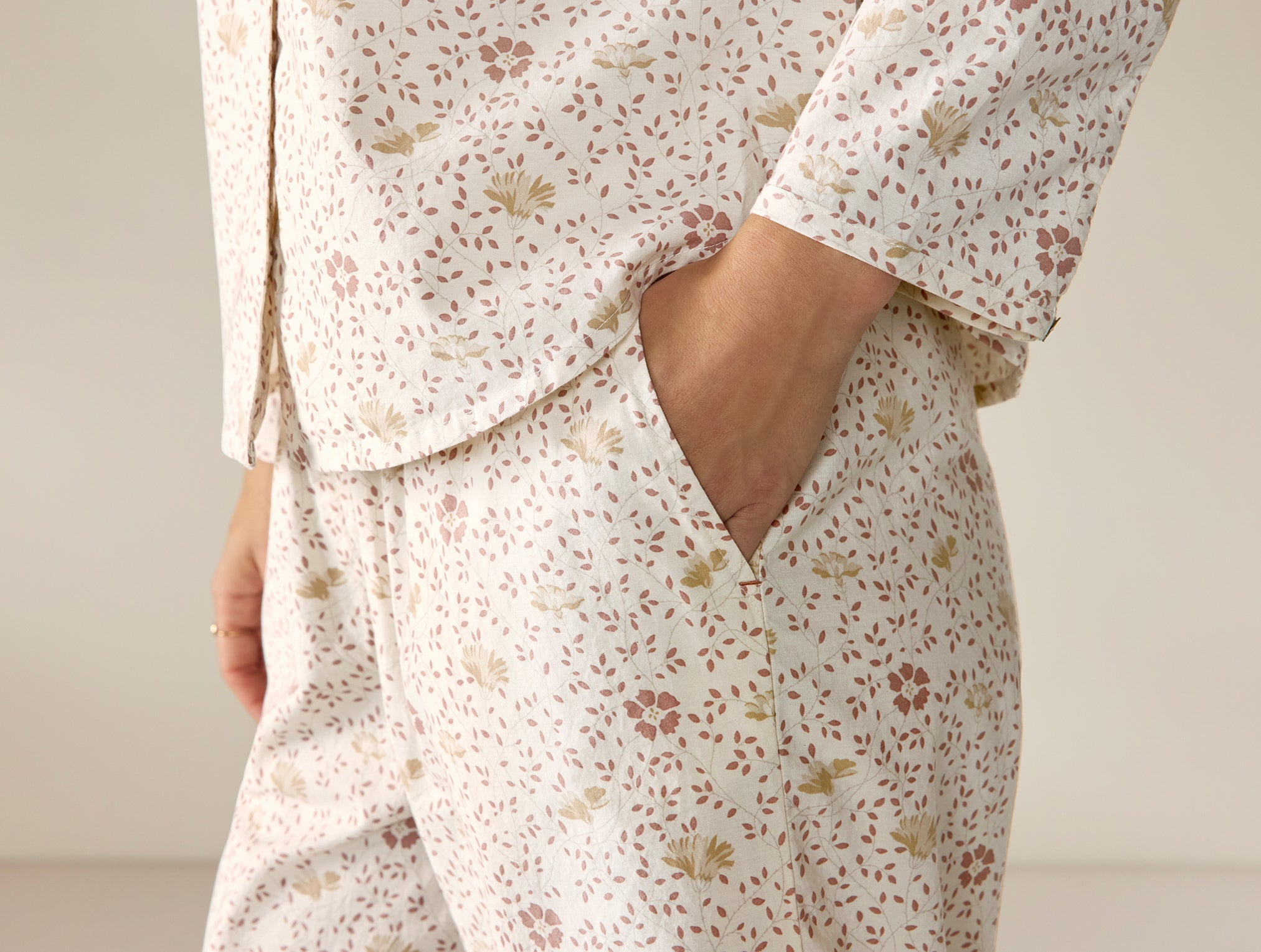 Women's Isla Organic Cotton Long Sleeve Pajama Set