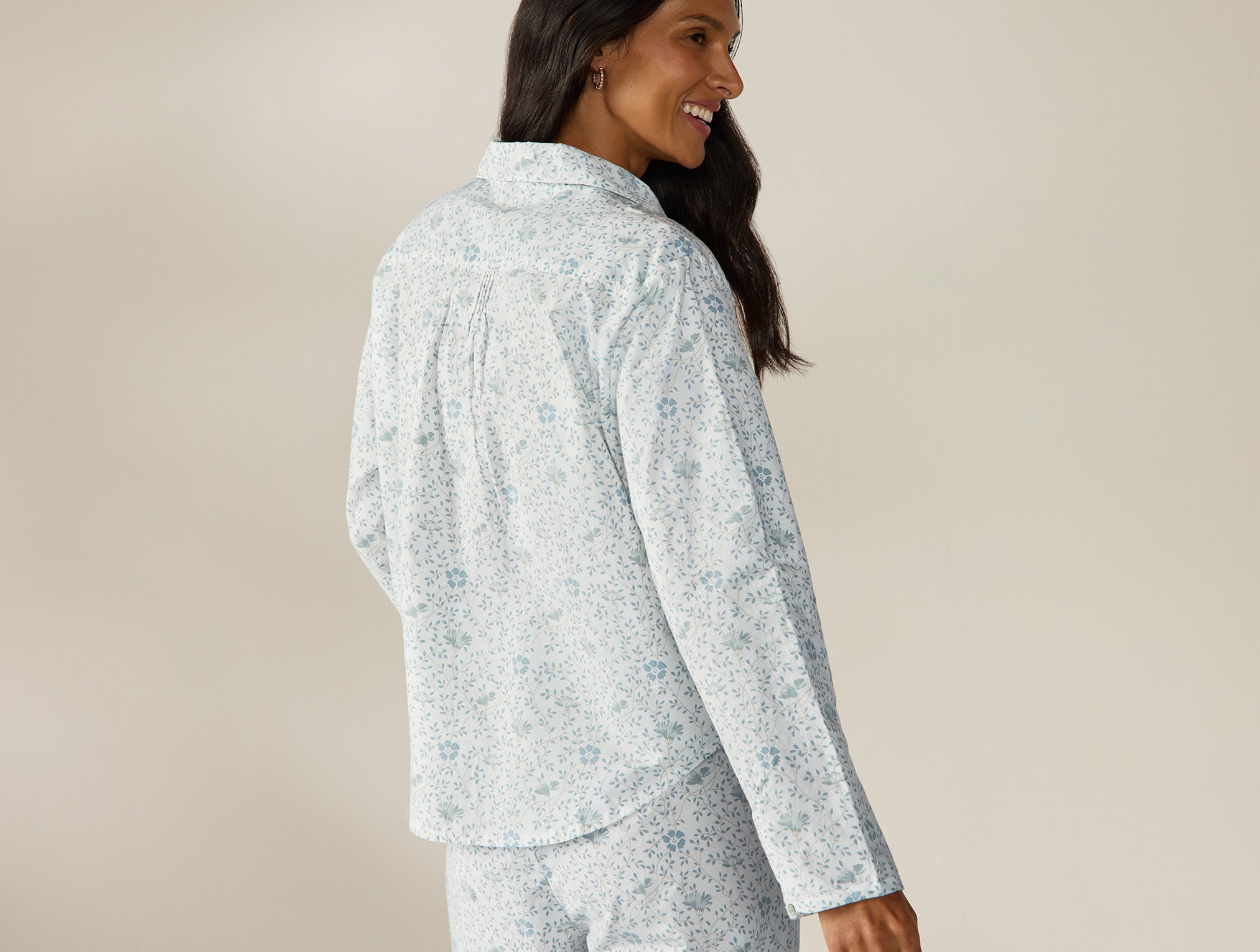 Women's Isla Organic Cotton Long Sleeve Pajama Set