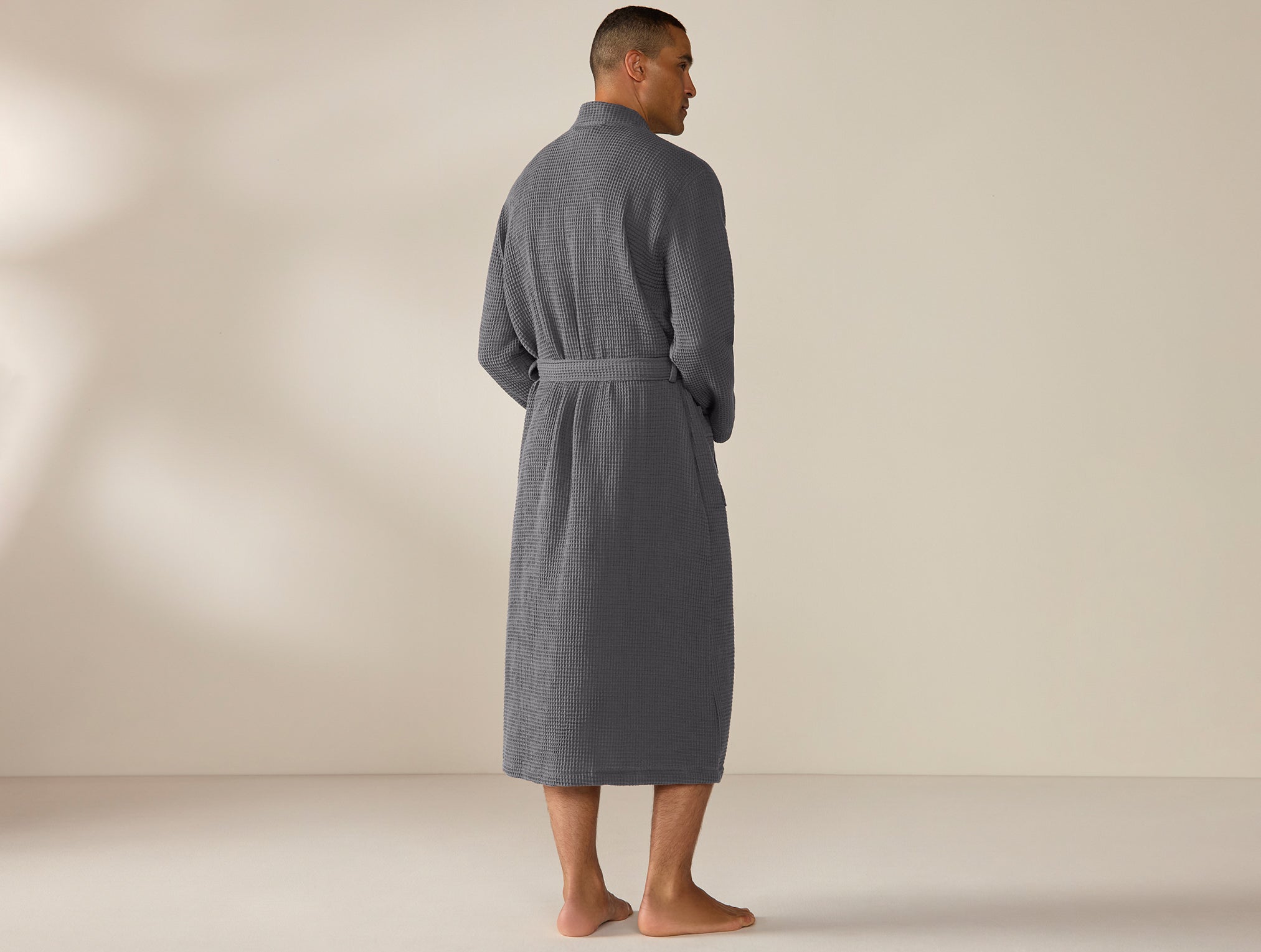 Unisex Organic Waffle Robe