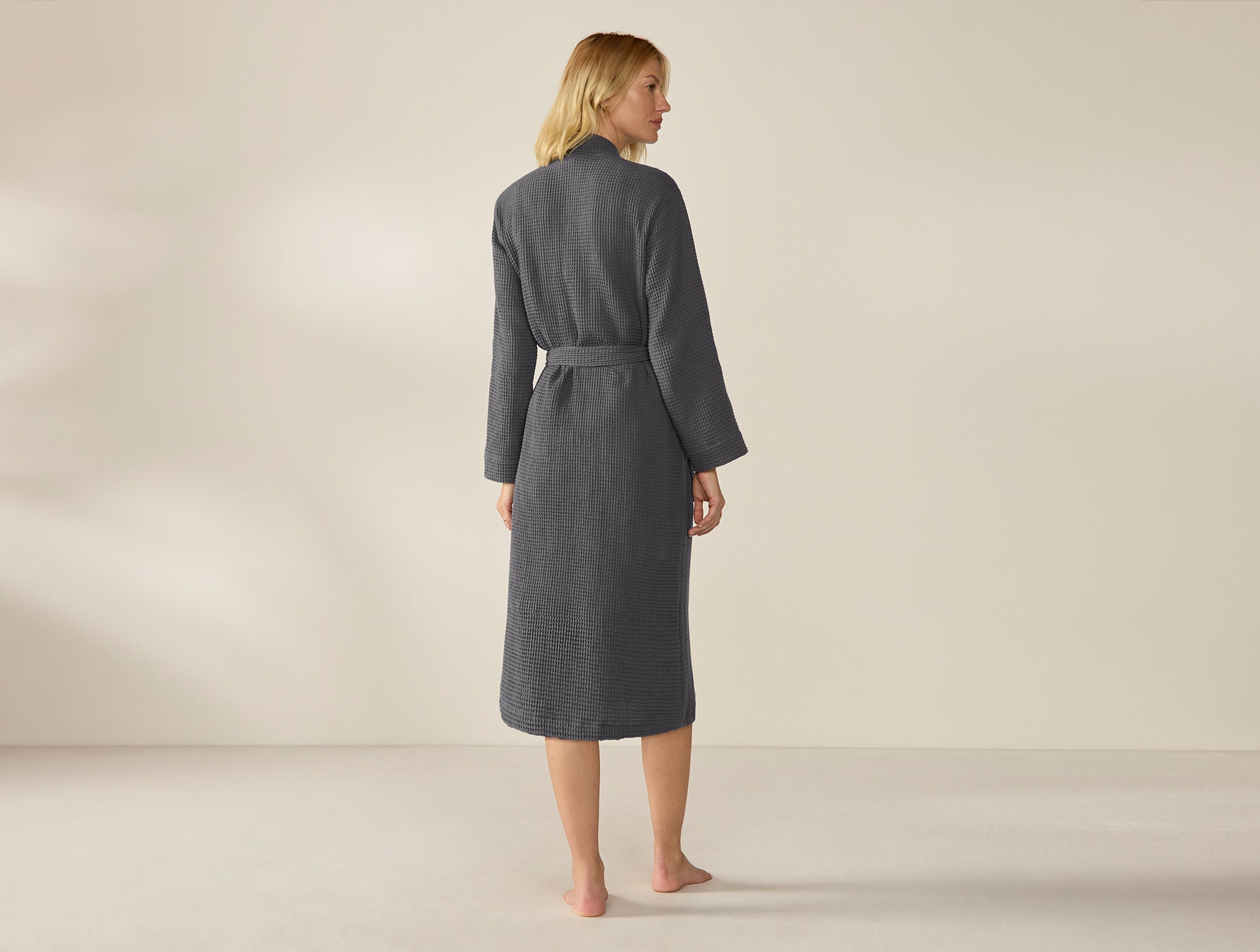 Unisex Organic Waffle Robe