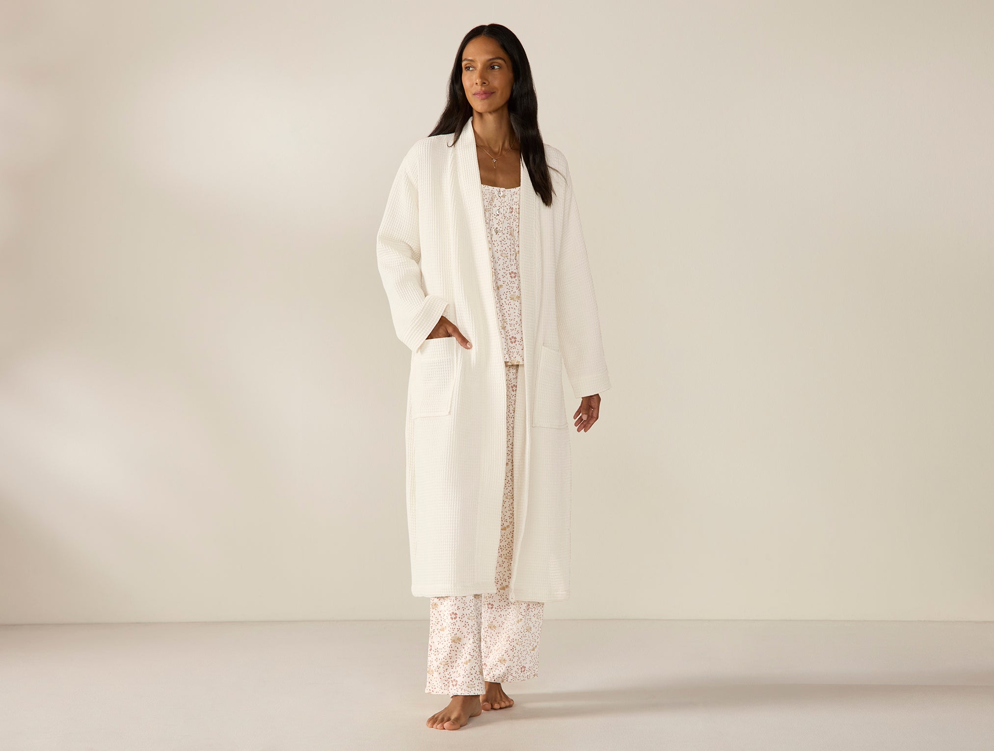 Unisex Organic Waffle Robe