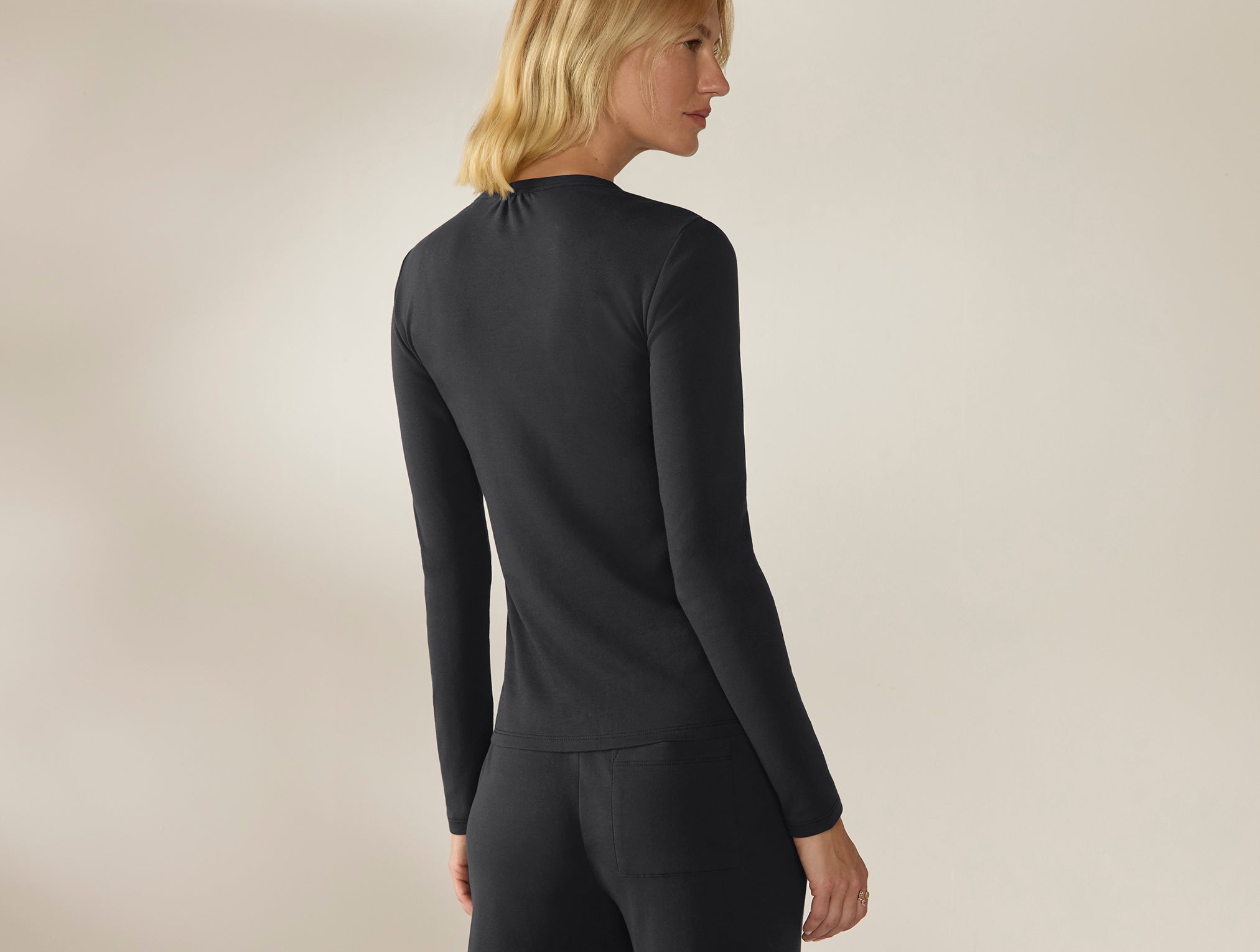 Women's Pima Organic Knit Henley
