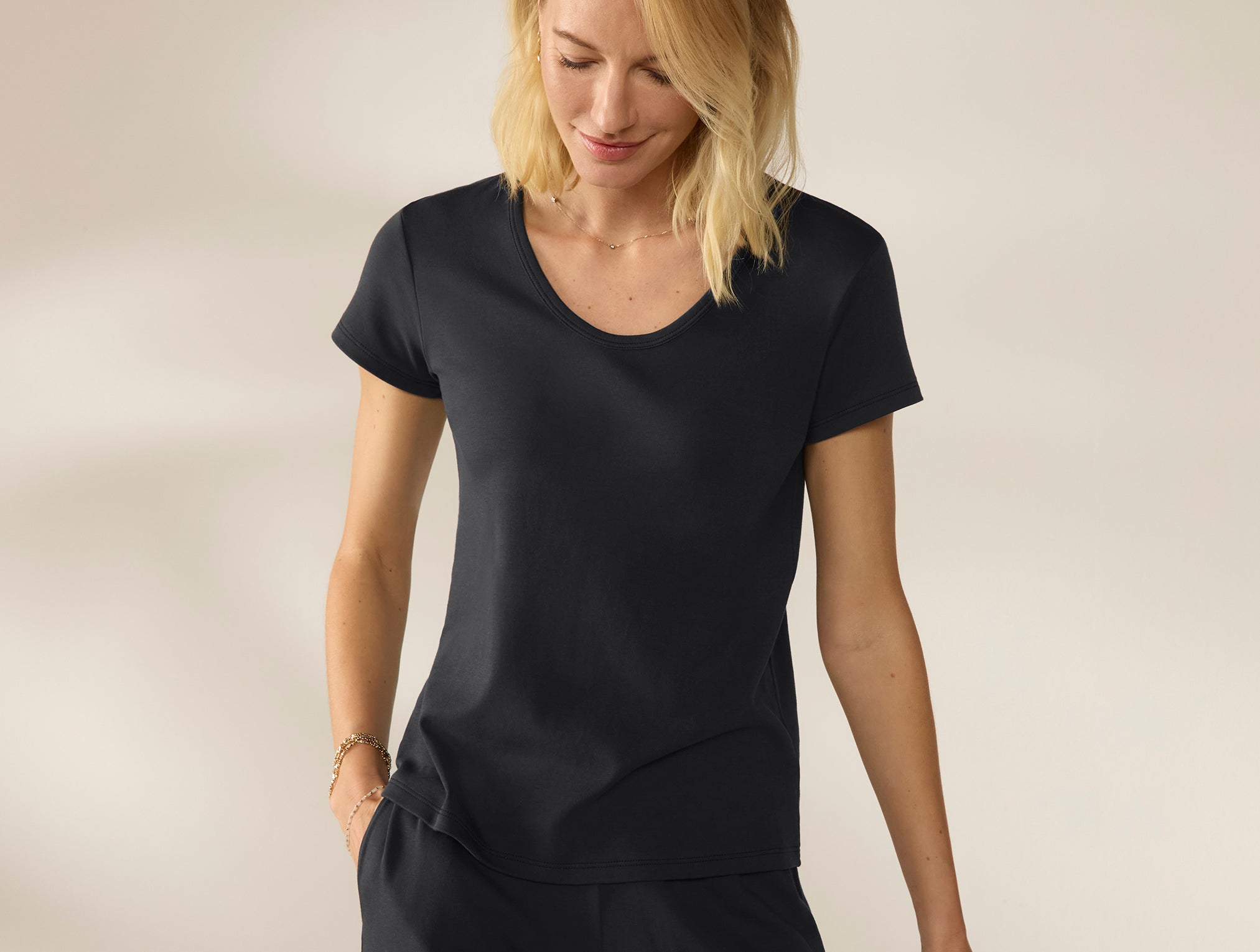 Women's Pima Organic Knit Tee