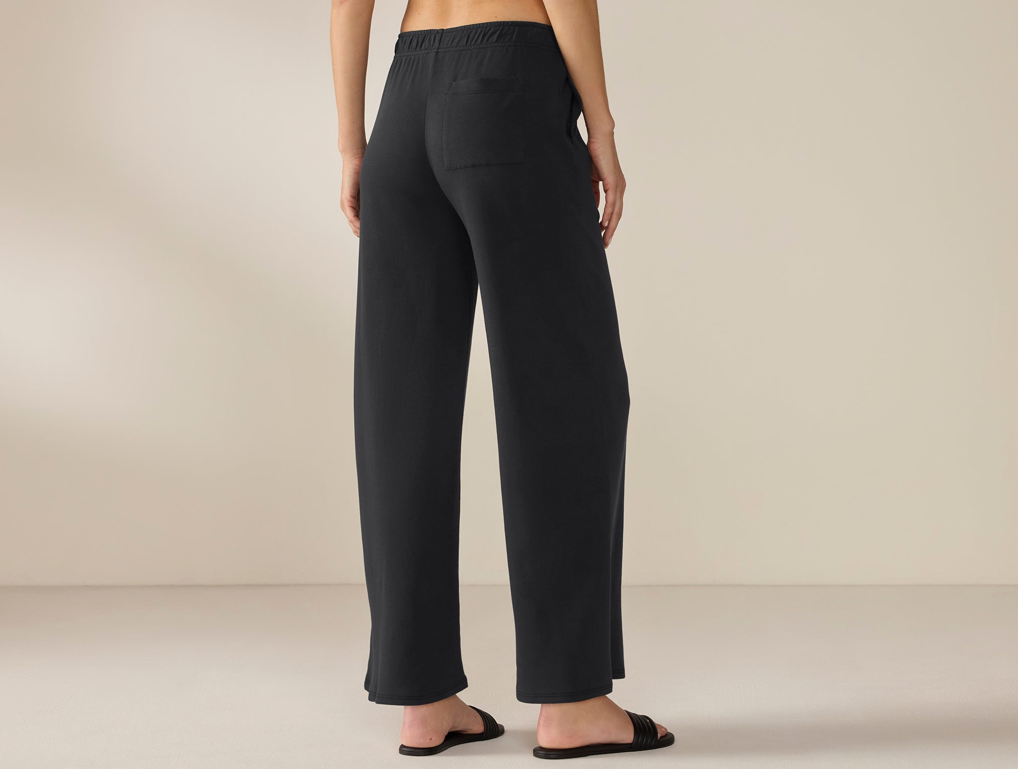 Women's Pima Organic Knit Wide Leg Pant