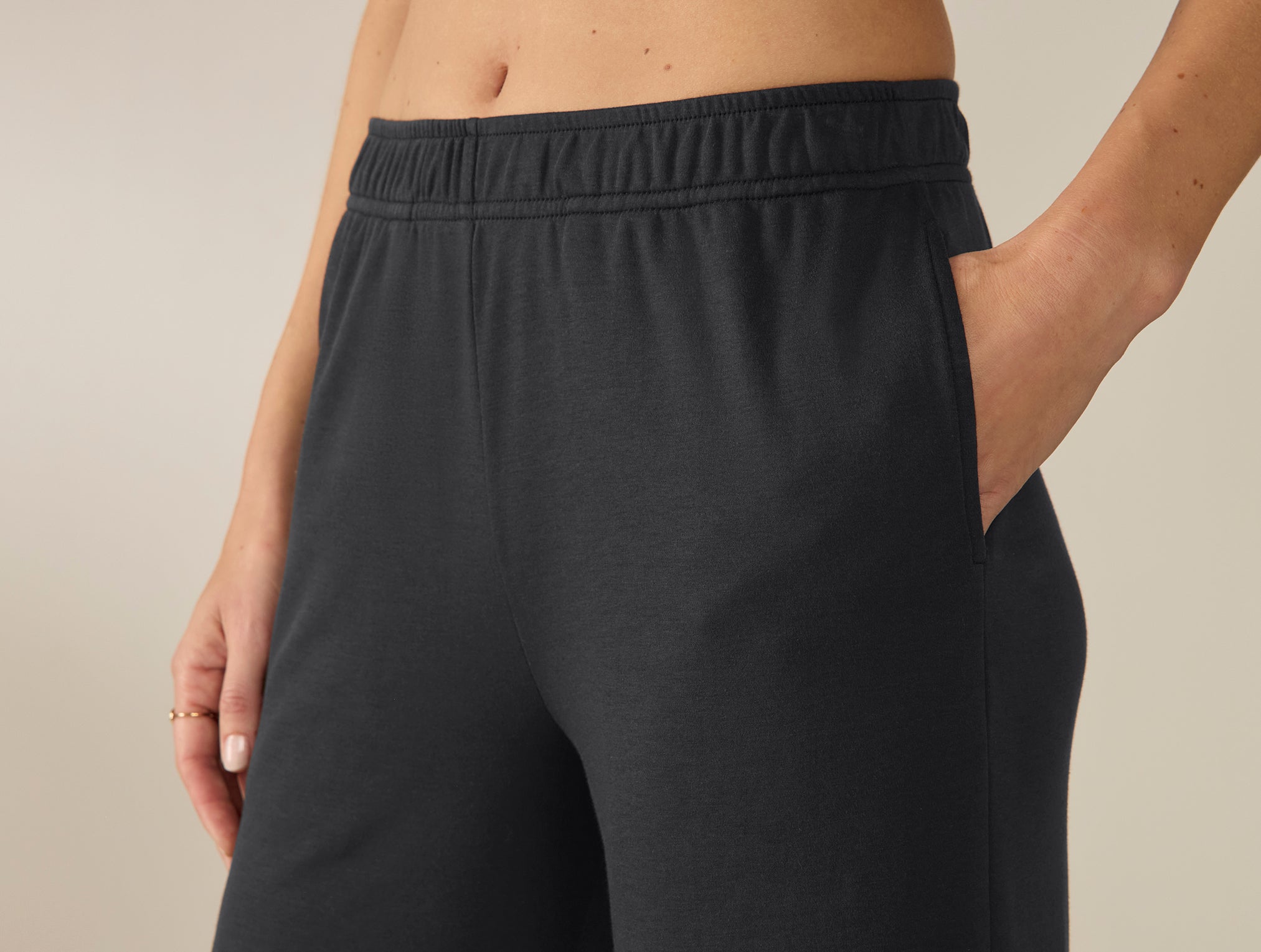 Women's Pima Organic Knit Wide Leg Pant
