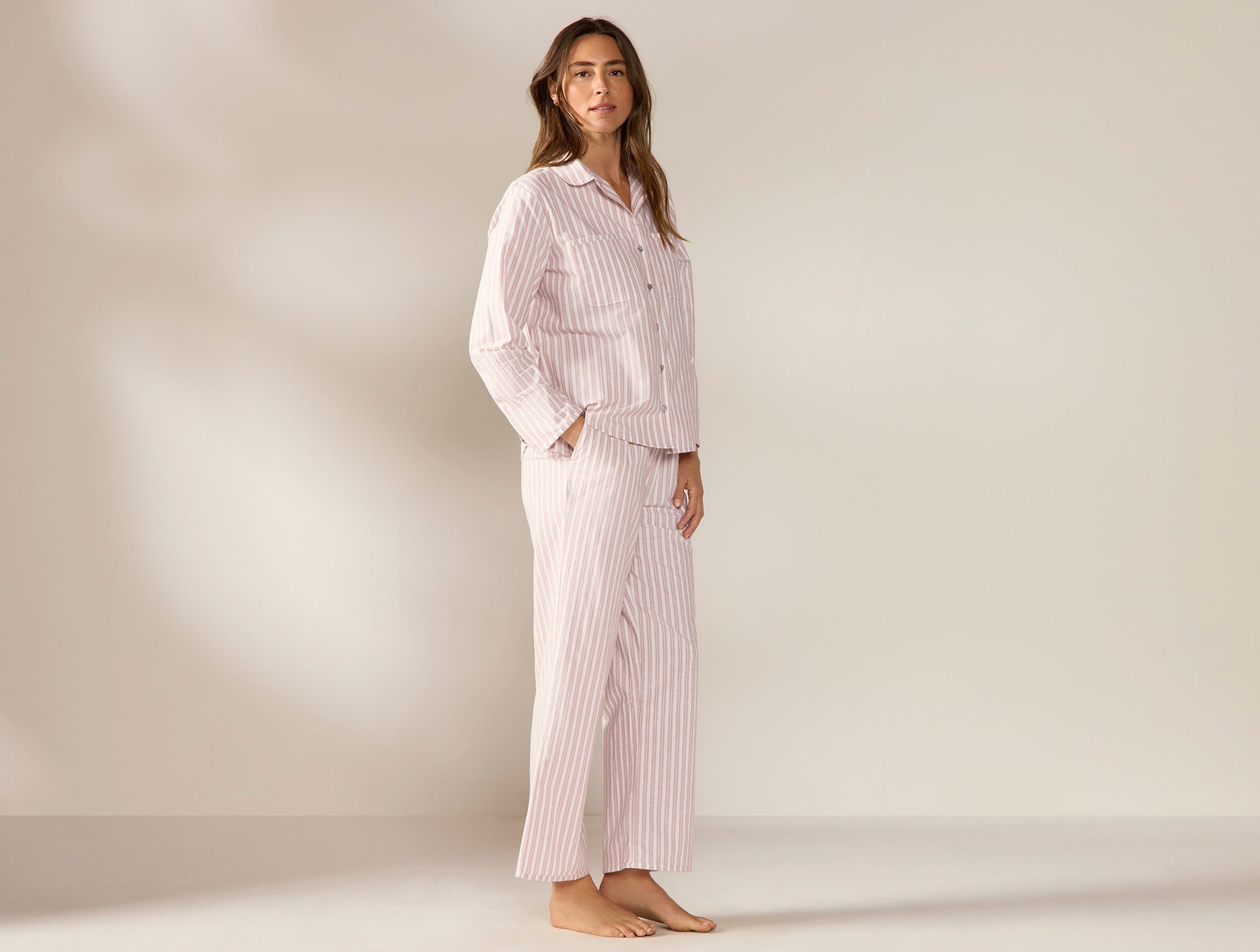 Women's Isla Organic Cotton Long Sleeve Pajama Set - Cartivias 